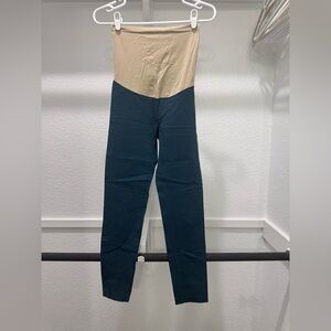 Motherhood Maternity Dark Green Ankle Pants - XS